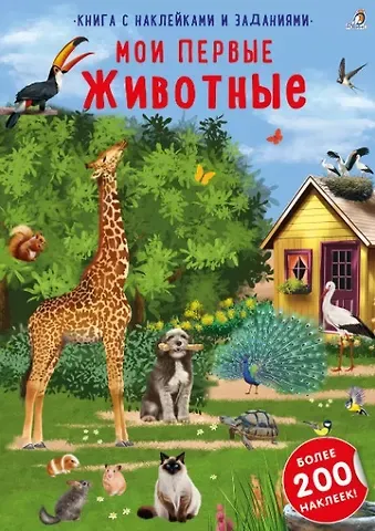 Книга с наклейками и заданиями 