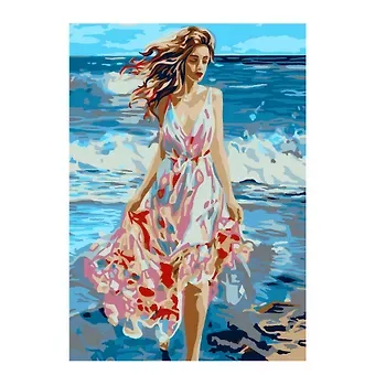 Картина по номерам на картоне 20*28,5 см 