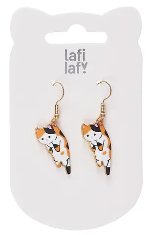 Сережки Котята (2шт) (пластик) (12-48782-202405-AC4) (Lafilaf)