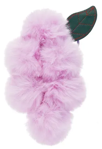 Брелок-помпон Виноград (лавандовый цвет) (иск.мех) (16 см) (12-BBW-A1) Bookvalno