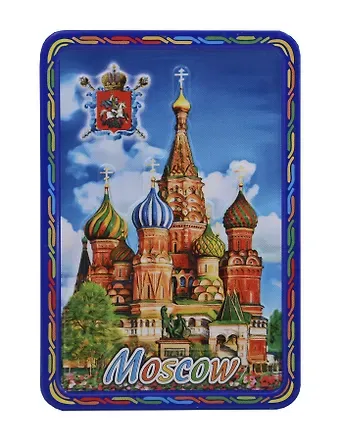 Магнит Москва ХВБ фото (металл) (65-19)