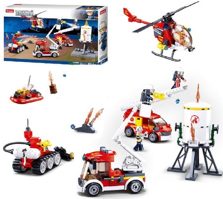 Конструктор Sluban сложный пожар (60101002) иллария барсотти ламы пожарные и монстры