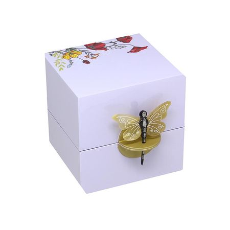 Шкатулка Empire бабочки 15x15x15 см