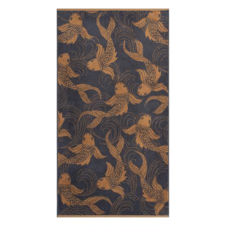 Полотенце Cleanelly Basic fortuna серо-оранжевый 70х130 см