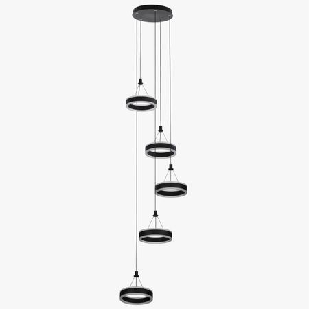 Люстра Citilux Дуэт CL719051 чёрная