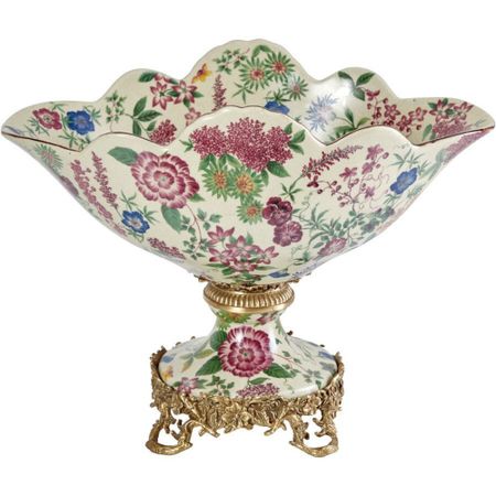 Чаша Glasar на ножке 42х27х37 см (31G2646/HD011EC/HY0187)