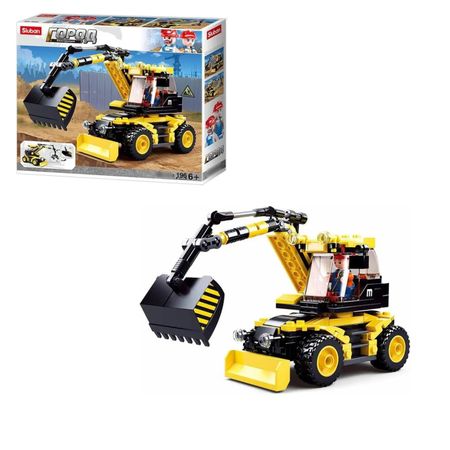 Конструктор Sluban экскаватор (M38-B0805) анна дьюдни крошка экскаватор