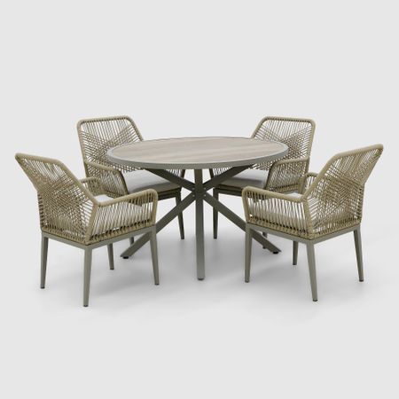 Комплект мебели Greenpatio оливково-бежевый 5 предметов