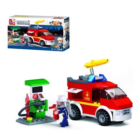 Конструктор Sluban пожар на автозаправке (M38-B0623) иллария барсотти ламы пожарные и монстры