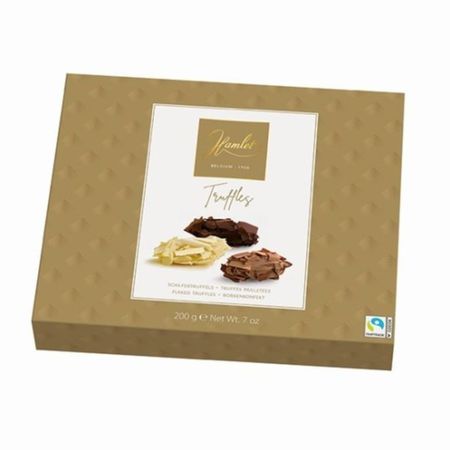 Конфеты шоколадные Hamlet Truffles Milk White/Dark 200 г