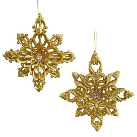 Игрушка ёлочная Kurt S. Adler снежинка 13 см