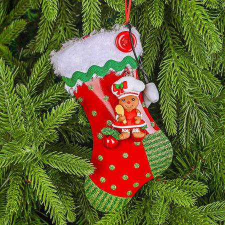 Игрушка ёлочная Kurt S. Adler рождественская носок 20 см