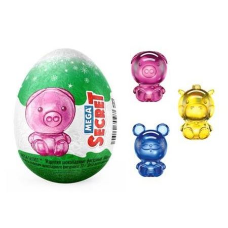 Яйцо шоколадное Mega Secret с игрушкой, символ года 20 г
