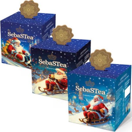 Чай Sebas-Tea merry holiday ассорти 15 пакетиков, 23 г