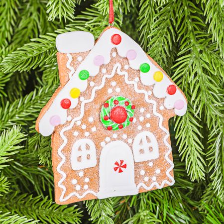 Игрушка ёлочная Kurt S. Adler пряничный домик-3 10см