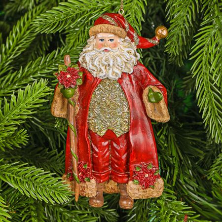 Игрушка ёлочная Kurt S. Adler Санта 13,5 см