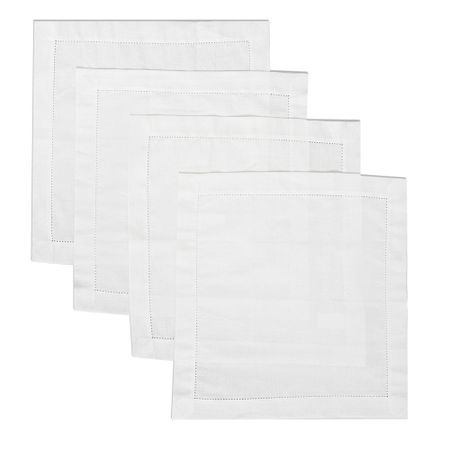 Салфетки сервировочные Rusby 45х45 см полулен белые (4 шт.) ирина игоревна праведникова нейропсихологические прописи строчка за строчкой