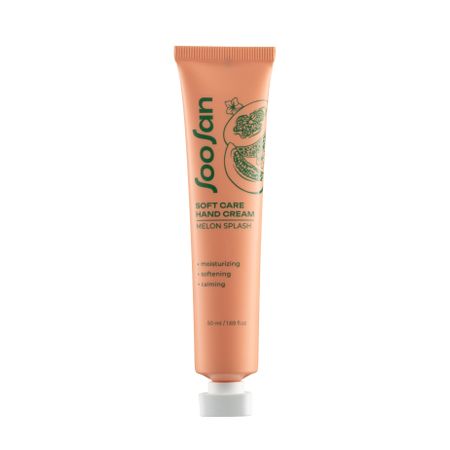 SOOSAN Soft Care Hand Cream Melon Splash Увлажняющий крем для рук с ароматом дыни 50мл
