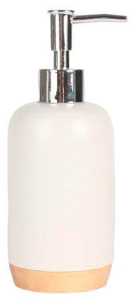 Дозатор для мыла Actuel белый, 7,5х7,5х19 см