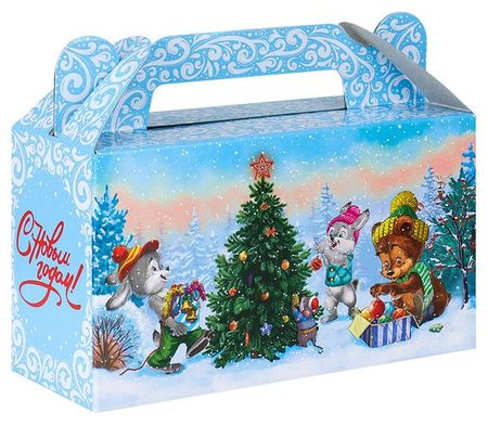 Коробка подарочная для конфет Miland Сундучок вместимость на 500 г, 1 шт в ассортименте