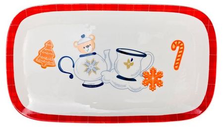 Блюдо Actuel Вокруг света прямоугольное Новый год, 17х30 см новый год вокруг света