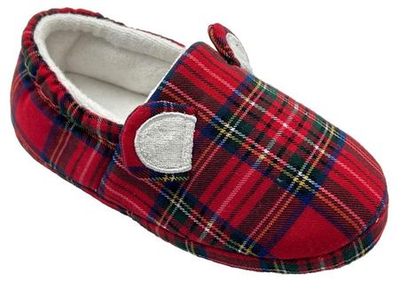 Тапочки детские новогодние InExtenso зимние красные, р 28-35 наталья игоревна котятова новогодние занималки раскраски с наклейками зимние игры