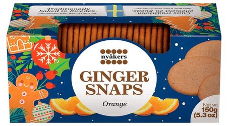 Печенье Nyakers Имбирное со вкусом миндаля, 150 г