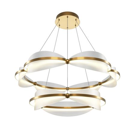 Люстра светодиодная подвесная Maytoni Breeze 80 Вт 3000К 40 кв.м (MOD281PL-L80BS3K)