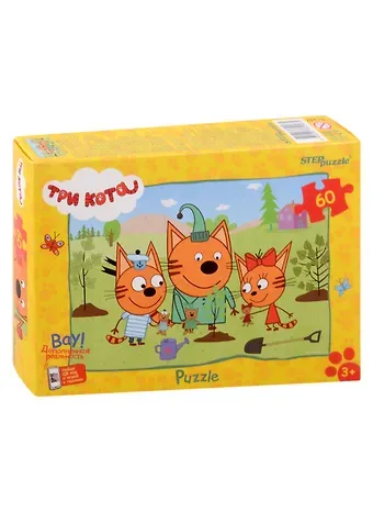 Пазл «Три кота». 60 элементов