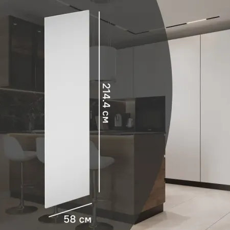 Фальшпанель для колонки София 214.4x58 см KONSENSA ДСП цвет белый