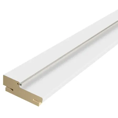 Комплект дверной коробки Сейши телескопический 2070x74x30 мм эмаль цвет белый 2.5 шт. коробка дверная eldorf санторини белый пвх 2 стойки перекладина