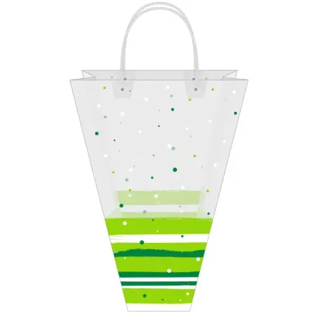 Сумка для цветов подарочная цветная