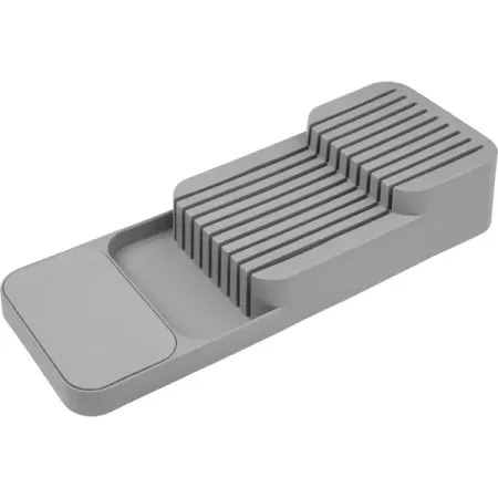 Лоток для столовых приборов на 18 отсеков Mallony Skandi 39.5х14.5х7 см полипропилен цвет серый