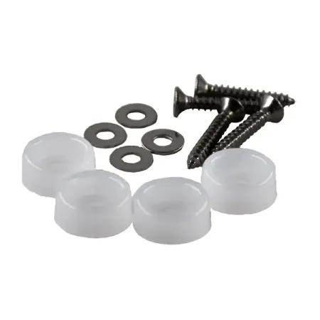 Накладка на мебельные ножки на соморезах KONSENSA ⌀17 мм круглые ПТФЭ прозрачные 4 шт.