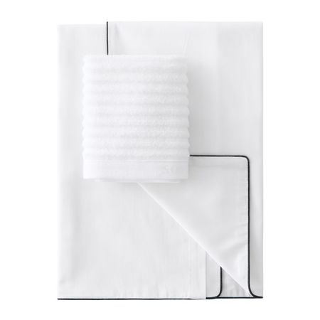 Набор Beauty Soft Silver Tactile Цвет Альпийский снег (полотенце 30х30-1пр , наволочка 50х70 -1пр)