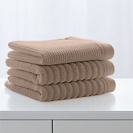 Набор полотенец Soft Silver Double Touch Песчаный берег 30х30 см 3 шт.