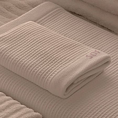 Полотенце Soft Silver Double touch Песчаный берег 65х140 см