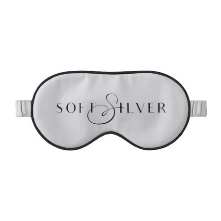 Маска для сна Soft Silver 23х10 см Благородное серебро (серый) 1 шт сварочные линзы для пк прозрачный материал пк 0 75 1 0 1 5 2 0 2 5 2 5 2 75 3 0 диоптрий сварочный шлем маска линза лупа для пк