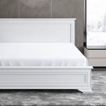 Простыня на резинке Soft Silver Альпийский снег 160х200х25 см