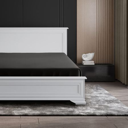 Простыня на резинке Soft Silver Икра 160х200х25 см