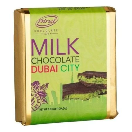 Шоколад молочный Bind Дубайский шоколад 100 г