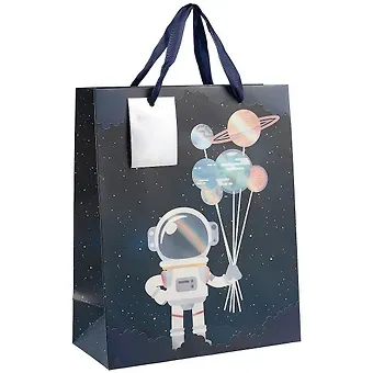 Пакет А4 32*26*10 Space Party дет., бум.мат.ламинат