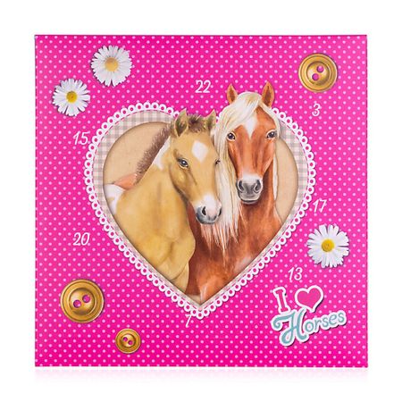 Набор средств для ухода за телом ACCENTRA Адвент-календарь для девочек I Love Horses рамадан календарь обратного отсчета fengrise