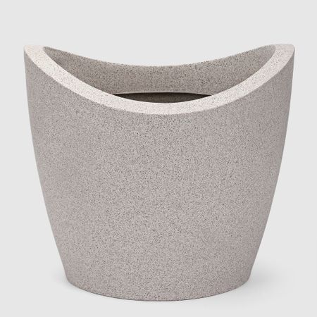 Кашпо для цветов Alya Plastik gondol 42x35x37 см бежевый