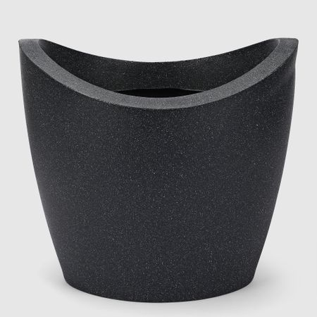 Кашпо для цветов Alya Plastik gondol 42x35x37 см антрацит
