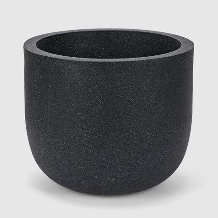 Кашпо для цветов Alya Plastik cesme d40 см 28л антрацит