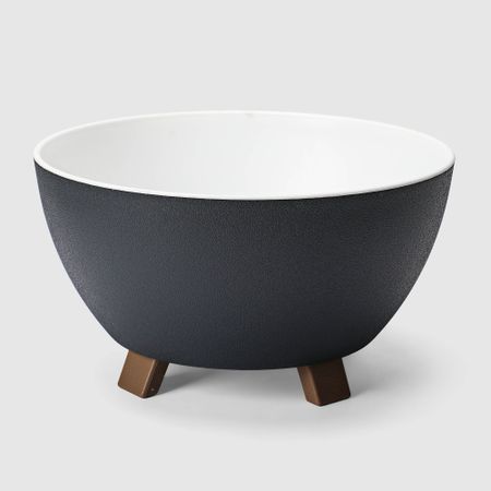 Горшок для цветов Alya Plastik polo d30 см 6.3л антрацит