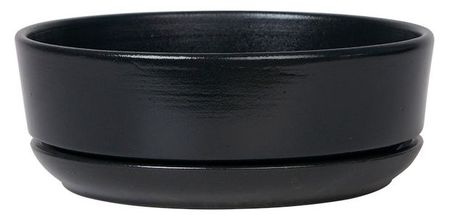 Горшок керамический Огма бонсай черный, 15 см