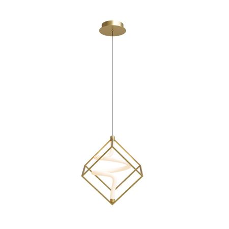 Светильник светодиодный подвесной Maytoni Membrane 3000К 11 Вт 5,5 кв.м латунь IP20 (MOD345PL-L11BS3K)