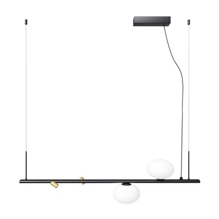 Светильник подвесной Maytoni Inversio G9 56 Вт 4 кв.м черный IP20 (MOD350PL-02BBS)